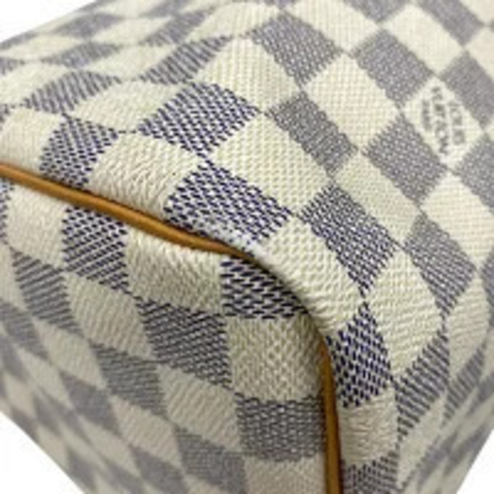 Louis Vuitton White Boston Azur Bag Handbag Speedy Damier White - Picture 3 of 7